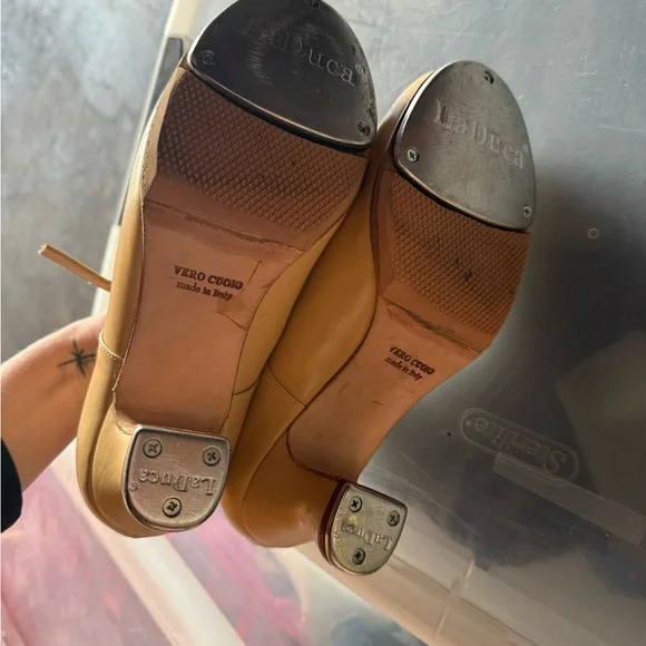 LaDuca Tan Women's Tap Shoes - Picture 6 of 8